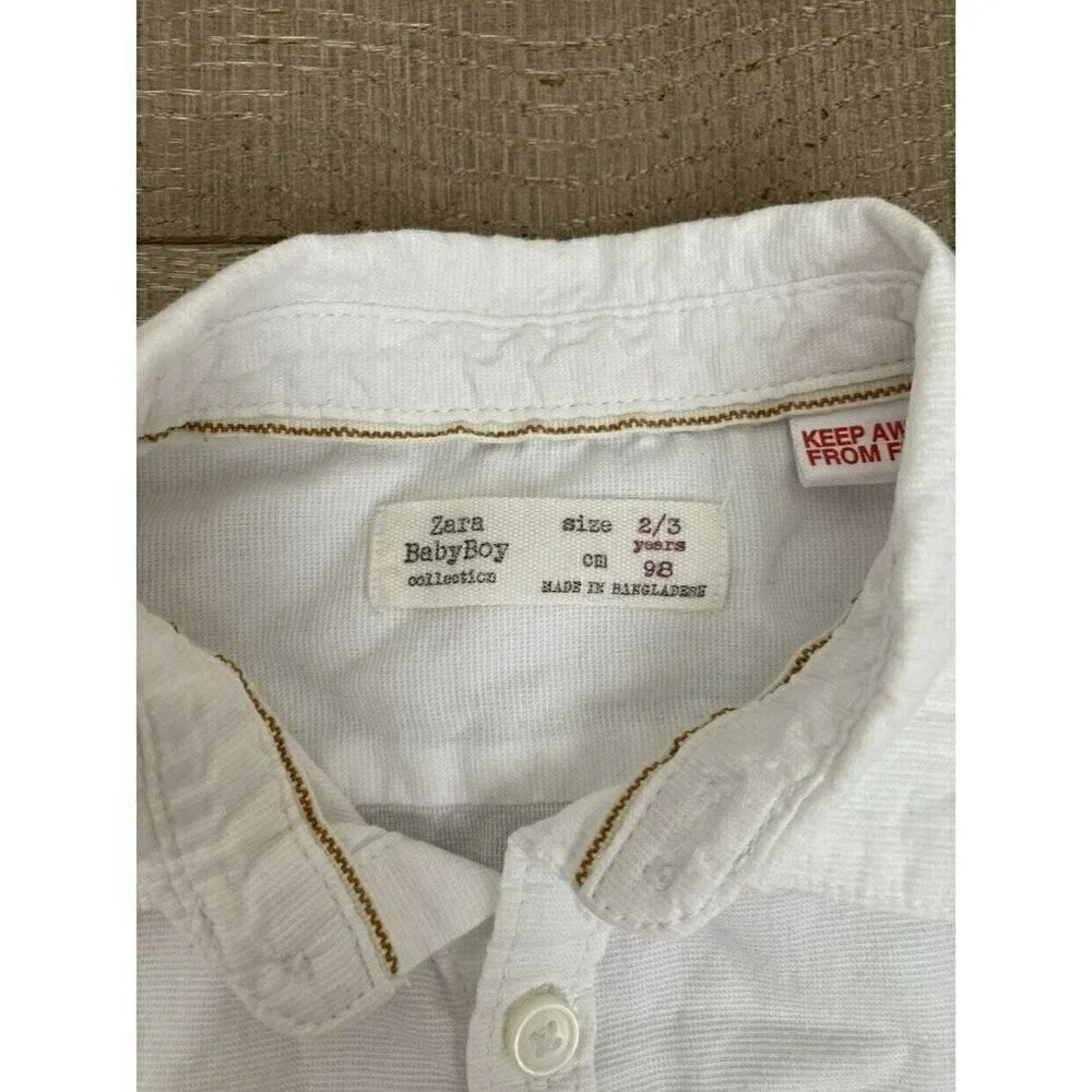 Zara White Button Up Shirt